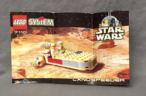 Lego System #7110 Star Wars Landspeeder 1999 Booklet Only
