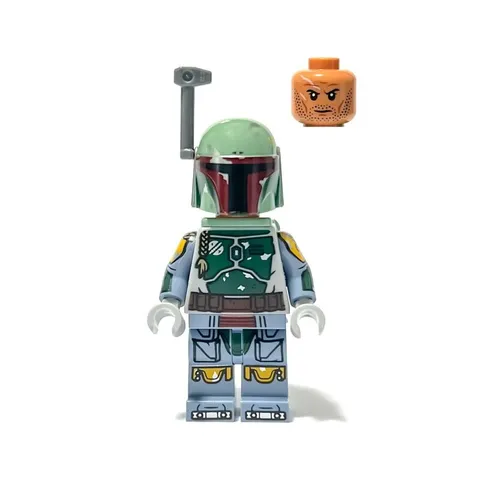 Lego Star Wars Minifigure - Boba Fett - Helmet, Jet Pack, Printed Arms and Legs