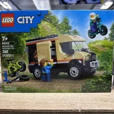 lego city bundle mountain bike adventure van 60512 and burger truck 60404