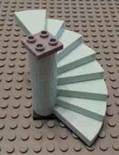 LEGO Light Aqua Elsa's Sparkling Ice Castle Spiral Stairs