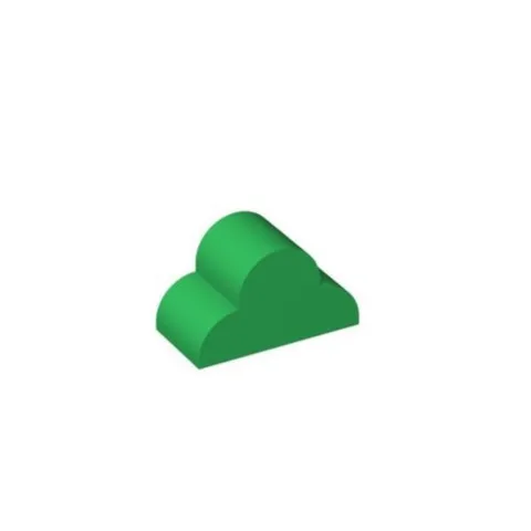LEGO 30x  Green Slope, Curved 4 x 2 x 2 Triple inv.598