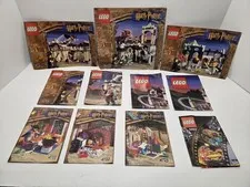 Lot 8 LEGO Harry Potter Manuals + More #4702 4704 4705 4706 4712 4721 4722 4723