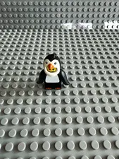 LEGO Penguin Boy Penguin Costume Minifigure Black White Orange Plastic Figure