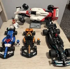 Lego F1 four car lot - Sets 10330, 42165, 76919, 77246 - 99.9% complete See Des