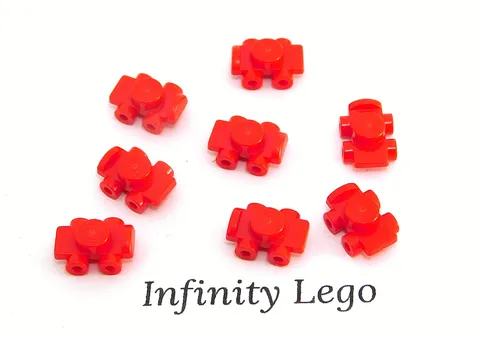 8 LEGO Red Minifigure Roller Skate Friends Accessory (11253 18747)  8 Pieces