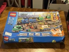 LEGO City Cargo Train Set 60052, New Set, 888 Pieces, Sealed Box - Worn Box