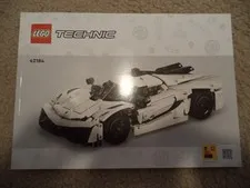 LEGO Technic Instruction Manual 42184 Koenigsegg Jesko Absolut White Hypercar