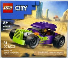 LEGO 60485 City Hot Rod Car Building Toy Set NEW Sealed Fast Shipping NISB