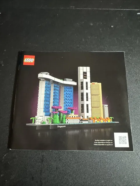 Lego 21057 Singapore Architecture Instruction Manual Only