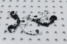 LEGO Lot of 4 Handcuffs Accessory Minifig Black Light Bluish Gray BL
