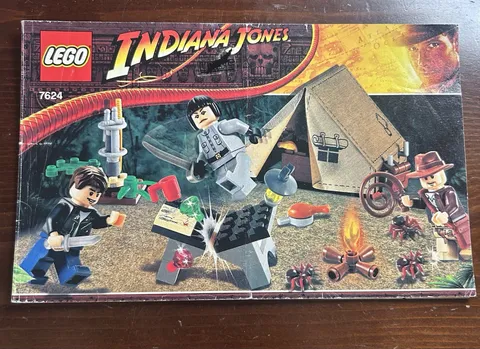Indiana Jones Lego Instruction Manual Booklet for Set #7624
