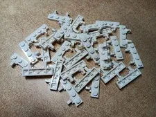 LEGO LOT OF 28 WHITE HINGE PLATE 1X4 LOCKING DUAL FINGERS  #44568