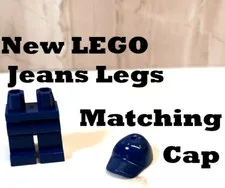 New LEGO Jeans LEGS Matching Baseball Cap Hat Dark Blue Curved Bill Coach Gear
