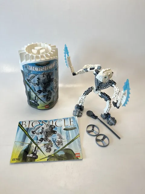 LEGO Bionicle 8741 NUJU box + instructions BA / instructions + figure / figure