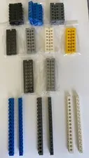 LEGO TECHNIC Brick 3894 1x6 (Qty 6);  3702 1x8; 2730 1x10; or 3703 1x16 (Qty 2)