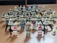 LEGO Star Wars Republic Minifigure Lot The Clone Wars Phase 1 Clones