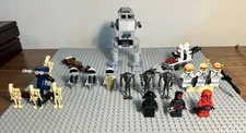 Lego Star Wars Minifigure Lot of 19, 4 vehicles