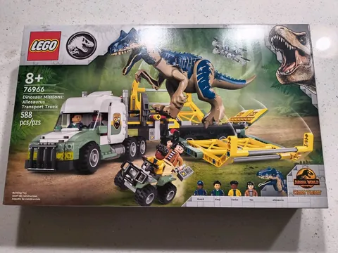 LEGO Jurassic World 76966 Dinos Allosaurus Transport Truck Sealed Retired 