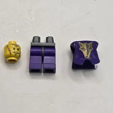 LEGO Minifigure Gold Wolf Purple Battle Armor Chest Plate Breastplate Castle