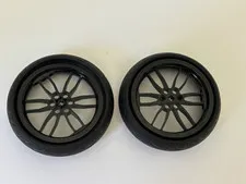 LEGO 88517 XL Smooth Tires & Wheels technic bike bicycle motorcycle Lot of 2