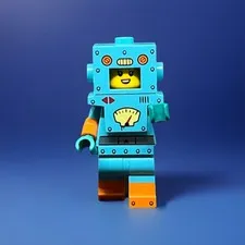 Lego 71034 Series 23 Cardboard Robot Minifigure EUC 2022 Retired