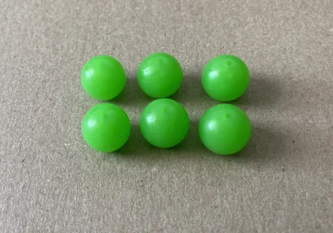 LEGO Parts:  54821 Bionicles Zamor Sphere Trans Bright Green Lot of 6