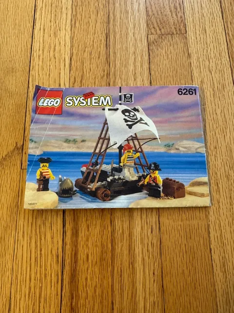 Lego Pirates Raft Raiders (6261) Instruction Booklet Only