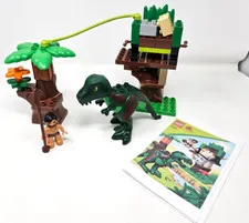 Lego Duplo 5597 - Dino Trap Set w/ Dinosaur and Caveman