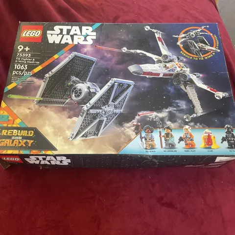 LEGO Star Wars Rebuild The Galaxy Tie Fighter x Wing 75393 Broken Box