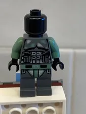 LEGO Star Wars Kashyyyk Trooper Minifig Clone Sand Green Scout RARE (NO HELMET)