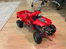 Red lego technic truck (retired set)