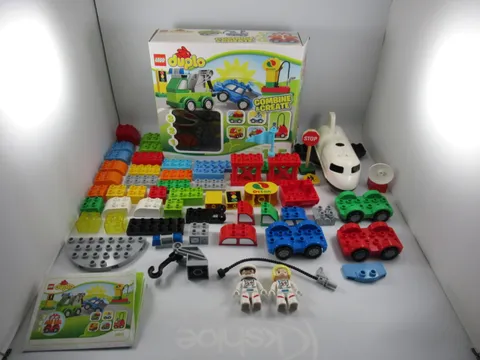 Lego Duplo Creative Cars & Space Shuttle With Astronauts Lot