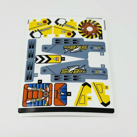 LEGO Sticker Sheet For 42201 Technic Deep-Sea Research Submarine (1)
