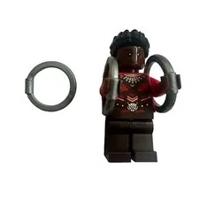 LEGO Super Heroes Nakia Minifigure w/ Hoop Blades Black Panther sh467 76100