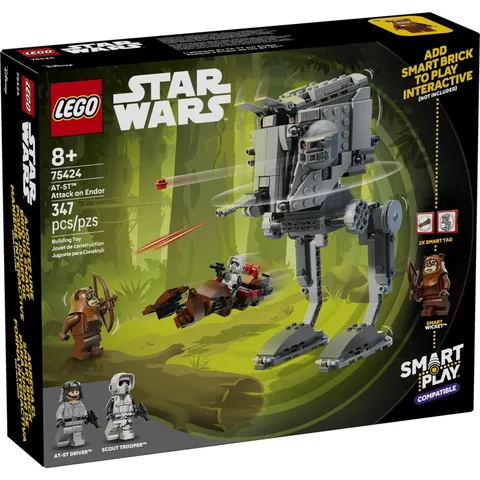 LEGO Star Wars SMART Play: AT-ST Attack on Endor Toy Building Set for Kids