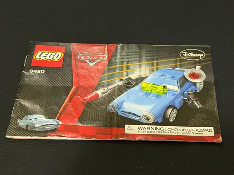 LEGO® Disney Cars 9480 Finn McMissile Instruction Manual Only!