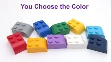 Lego 3x2 Curved Slope with 4 Studs You Choose the Color