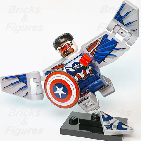 LEGO Super Heroes Captain America Minifigure Marvel Series 1 Sam Wilson 71031