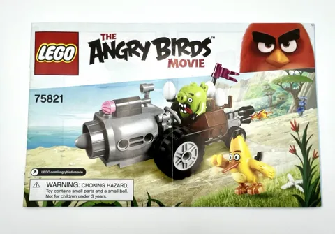 LEGO Manual Only 75821 The Angry Birds Movie Paper Instructions Piggy Car Escape