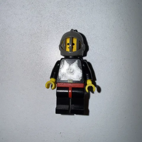 LEGO Minifigure 1980s Castle Black Falcon Knight cas176