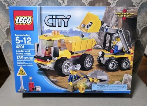 2012 LEGO CITY: Loader and Tipper (4201) - Brand New Sealed - Retired