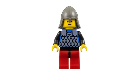 LEGO Castle (cas144) KNIGHT - SCALE MAIL Minifigure From Set #6018 (1990)