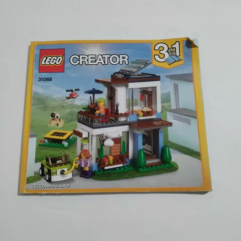 Lego Creator 3in1 Modular Modern Home 31068 Instruction Manual ONLY