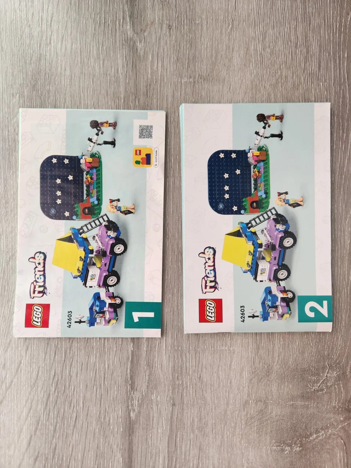 LEGO Friends Set 42603 Instruction Manual Booklets 1 & 2 Format Booklet