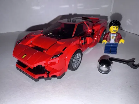 LEGO Speed Champions Ferrari F8 Tributo 76895 275pc w/ Minifigure, Manual