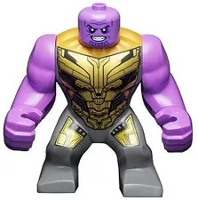 LEGO® Minifigure Super Heroes sh0733 Thanos Large Figure Medium Lavender Arms