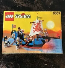 Lego Castle Sea Serpent Set 6057 Manual (Manual Only) Vintage