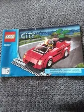 LEGO CITY #600O7 LEGO INSTRUCTION MANUAL ONLY,,LOOK 