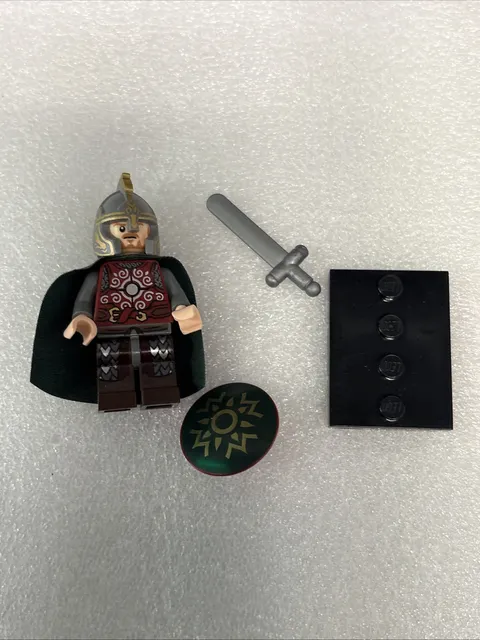 LEGO Eomer Minifigure Lord of the Rings Hobbit LOTR W/ Shield