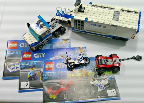 Lego - Police mobile Command (60139) Bricks +Manuals/Minifigs, No Box, free S/H